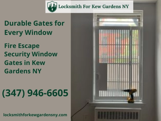 Fire Escape Security Window Gates in Queens