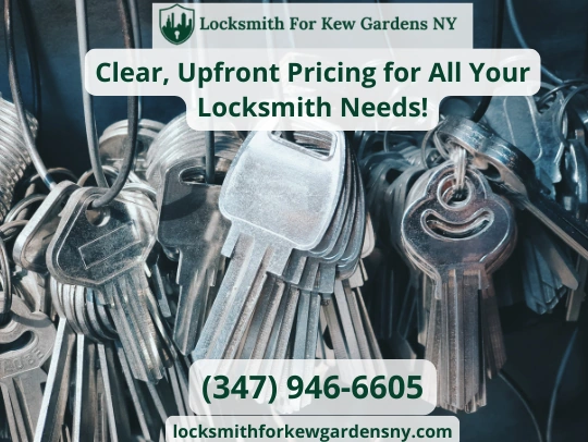 Locksmith Price List in Kew Gardens NY
